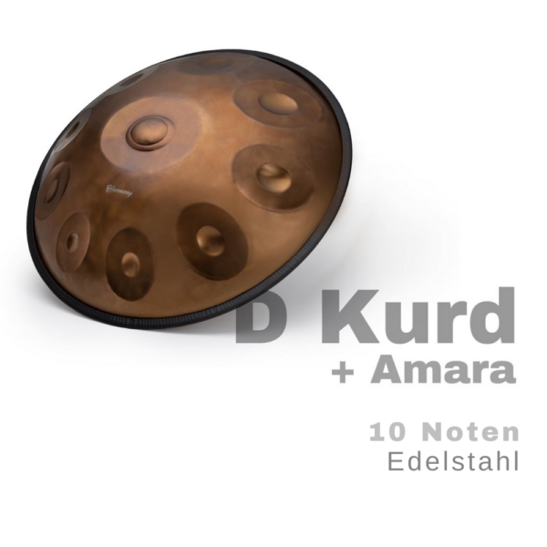 Handpan D-Kurd + D-Amara / 10 Noten / 440 Hz – Bild 2