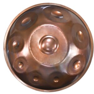 Echopans - F2 Pygmäen-Handpan aus Stahl, 17 Noten