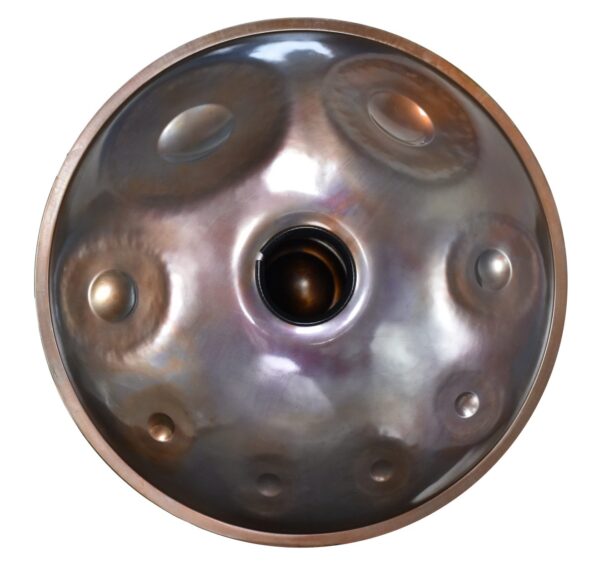 Echopans - F2 Pygmäen-Handpan aus Stahl, 17 Noten – Bild 2